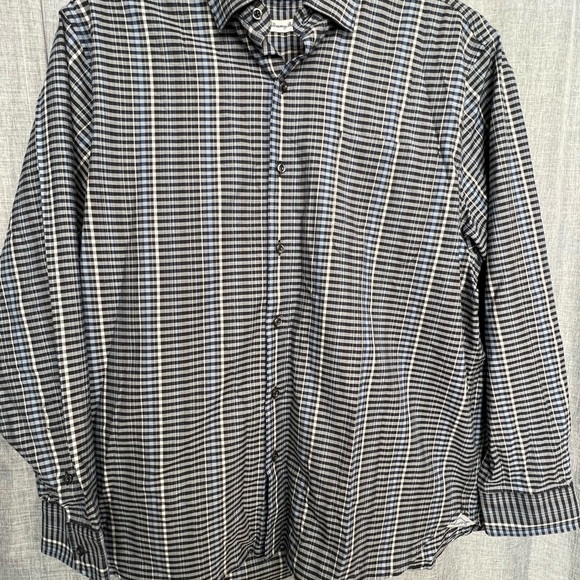 Tommy Bahama Other - Tommy Bahama Lazlo Lux Grande Plaid Stretch Cotton/ Silk Button-Up Shirt Size XL